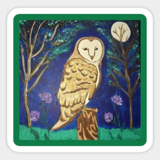 Barn Owl Sticker